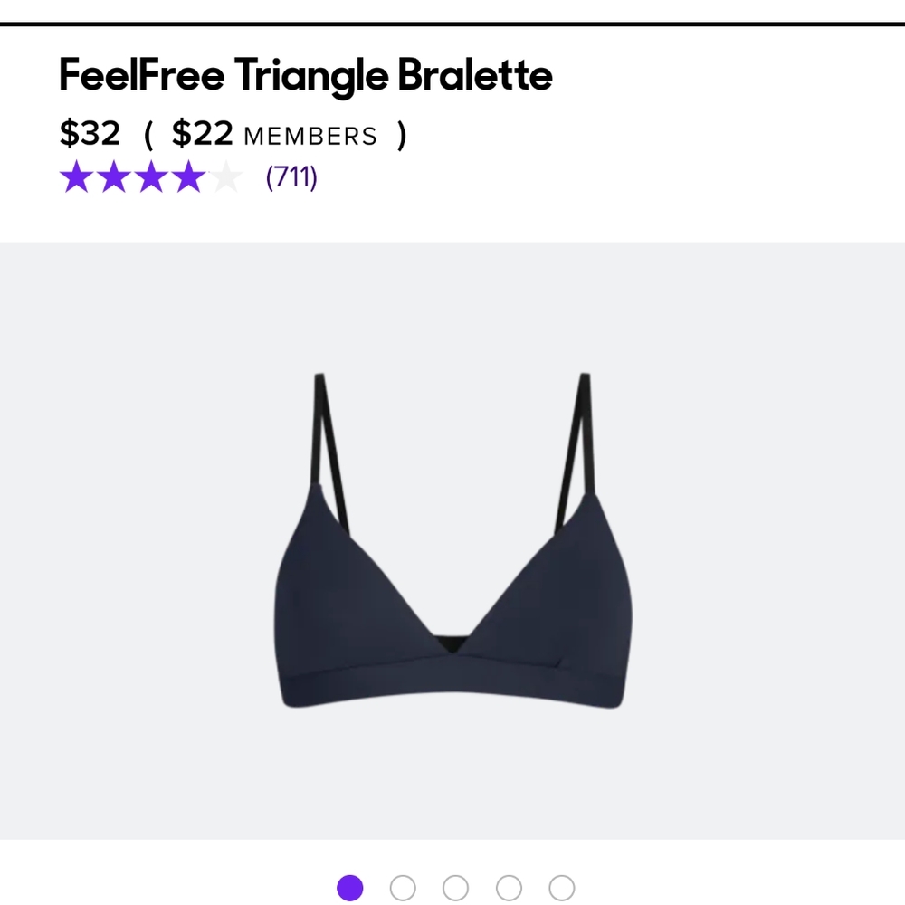 BRAND NEW MeUndies Feel free Triangle Bralette